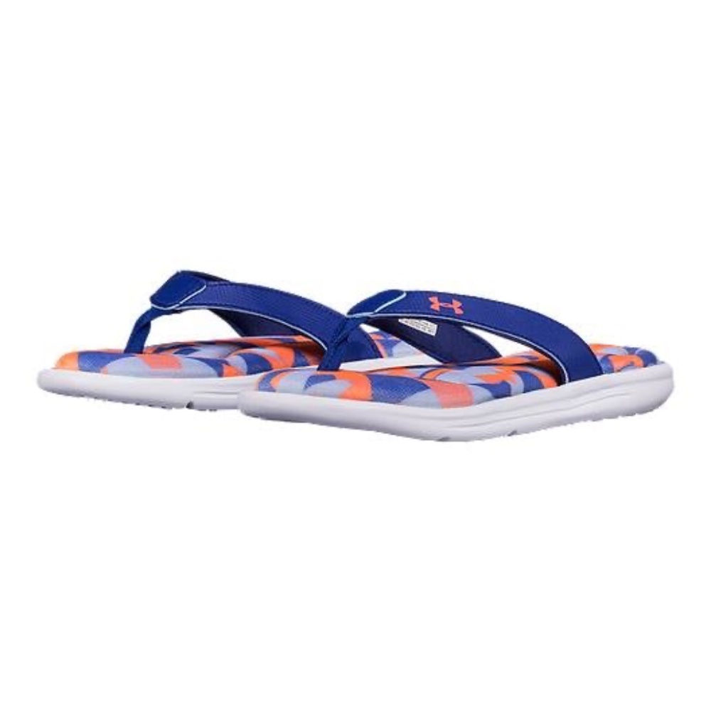BRAND NEW girl under armour Marbella VI slippers slides sandals size 1Y & 3Y